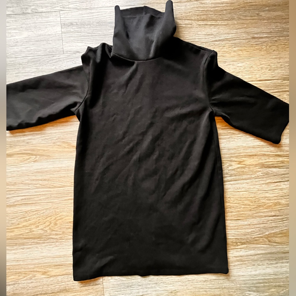 ZARA Black Turtleneck Dress - Size M